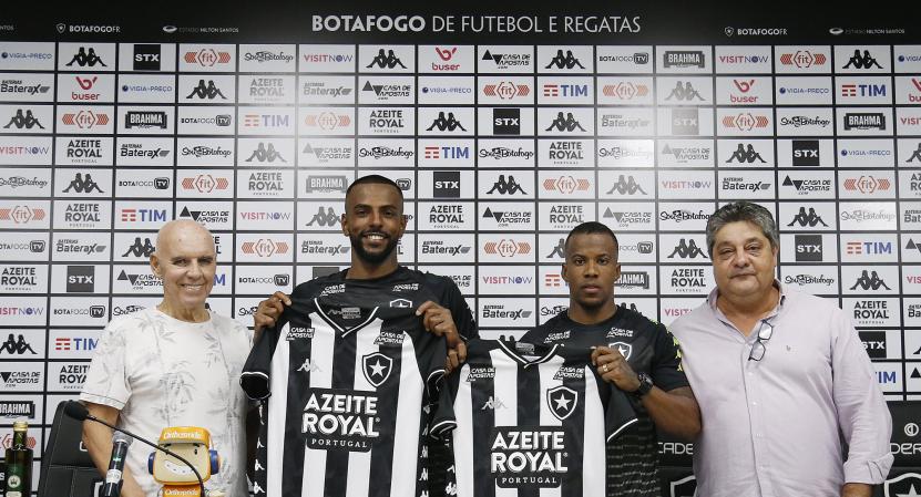 Reforços do Botafogo comemoram chance de jogar na Série A