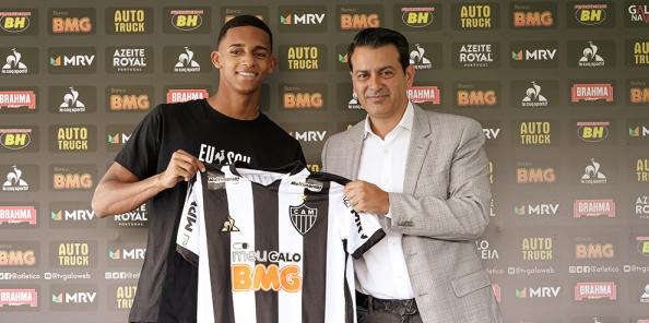 Mineiro: Atacante surpreende pela maturidade ao se apresentar no Atlético