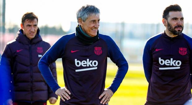 Espanhol: Setién se diz admirador do ‘DNA do Barça’ e admite surpresa com contratação