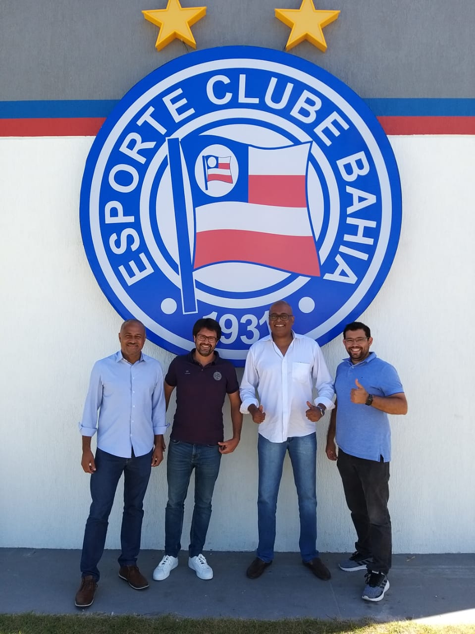 Por profissionalização, presidente da Ponte Preta visita novo CT do Bahia: ‘Referência’