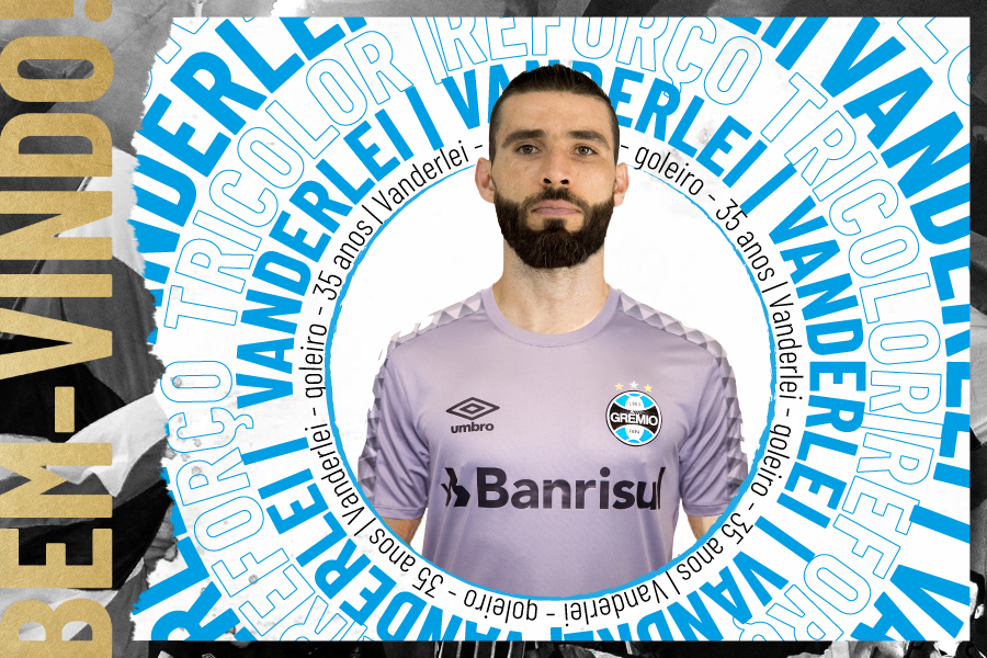 Grêmio entra em acordo com o Coritiba e anuncia o goleiro Vanderlei, ex-Santos