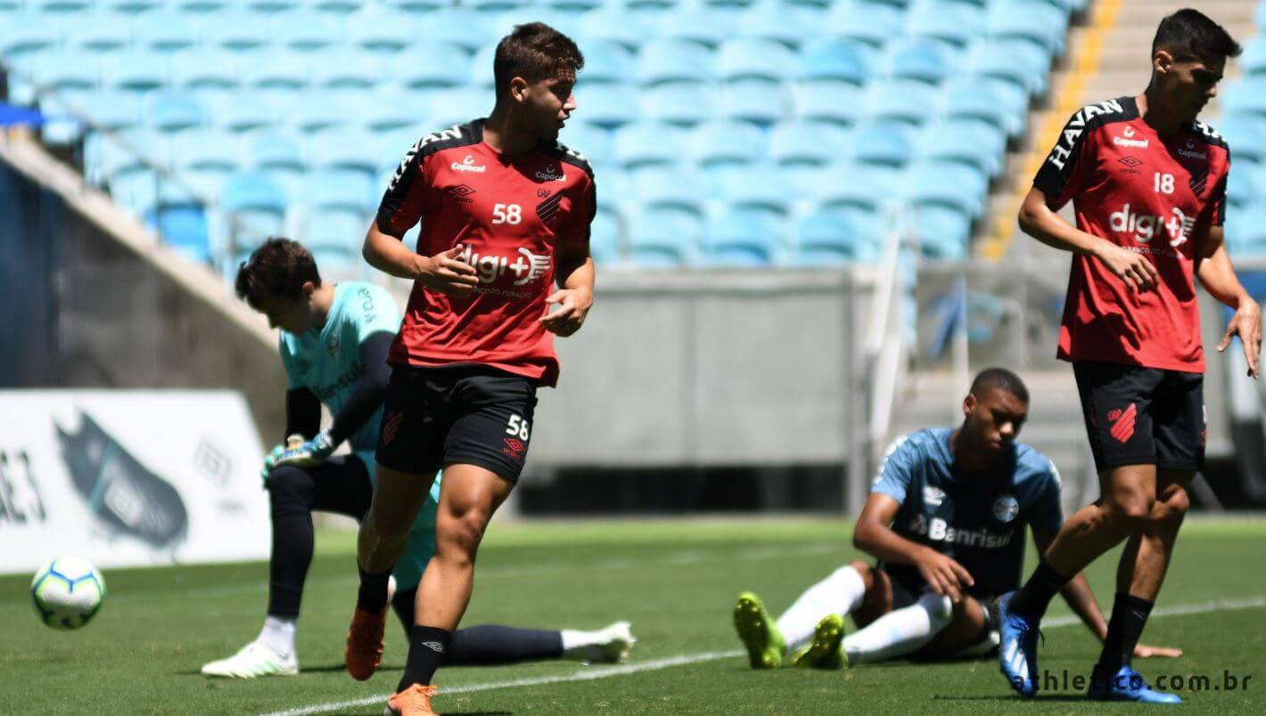Após treinar com titulares, Grêmio sub-23 perde jogo-treino para o Athletico-PR