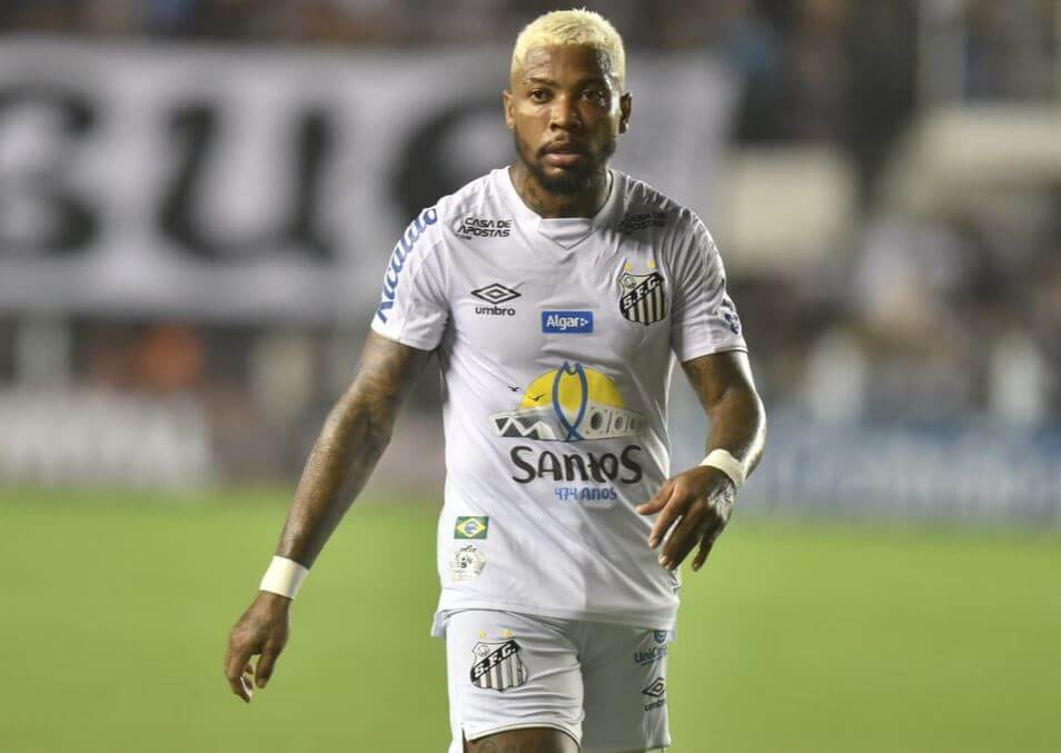 Paulistão: Atacante tem fratura no pé e desfalca Santos de 4 a 6 semanas