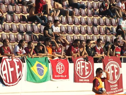 Ferroviária terá setor misto para jogo contra o São Paulo na Arena Fonte Luminosa