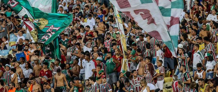 Festa foi da torcida tricolor. (Foto: Lucas Merçon / Fluminense)