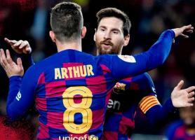 Copa do Rei: Com brilho de Messi e gol de Arthur, Barcelona goleia o Leganés