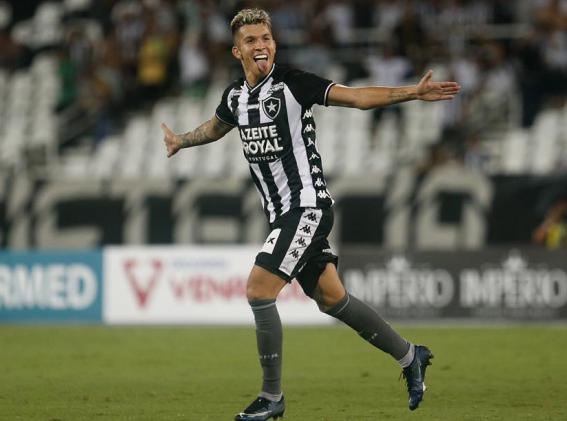 Bruno Nazário comemorando gol pelo Botafogo (Foto: Divulgação/Botafogo)