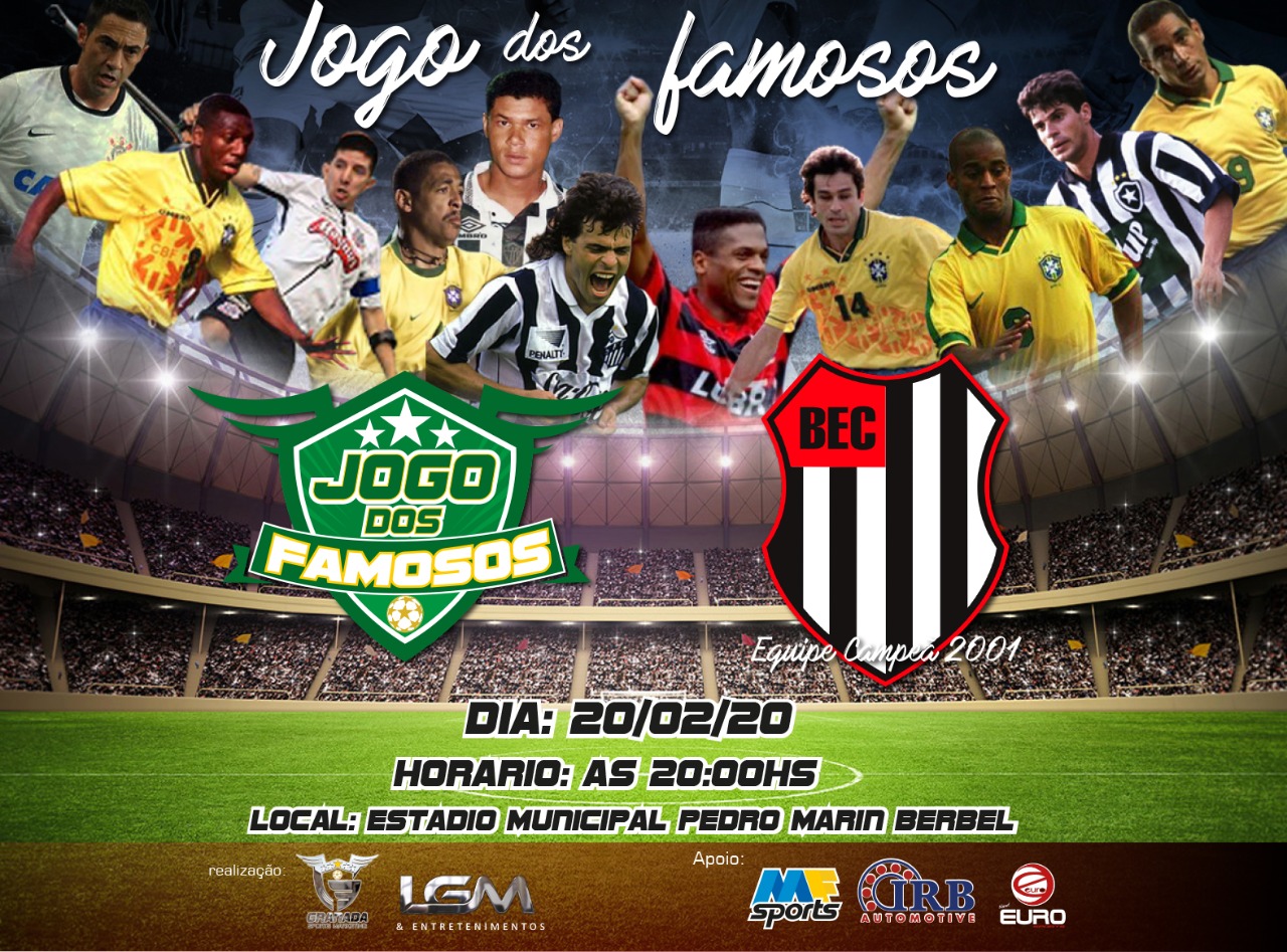 ​’Jogo dos Famosos’ chegará pela primeira vez em Birigui em fevereiro