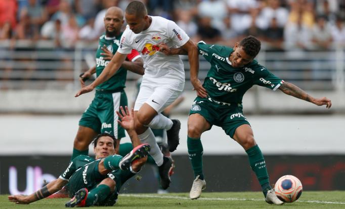 Palmeiras teve trabalho com o Bragantino