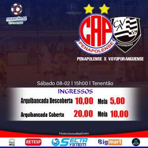 Paulista A2: Por recuperação, diretoria do Penapolense faz promoção de ingresso