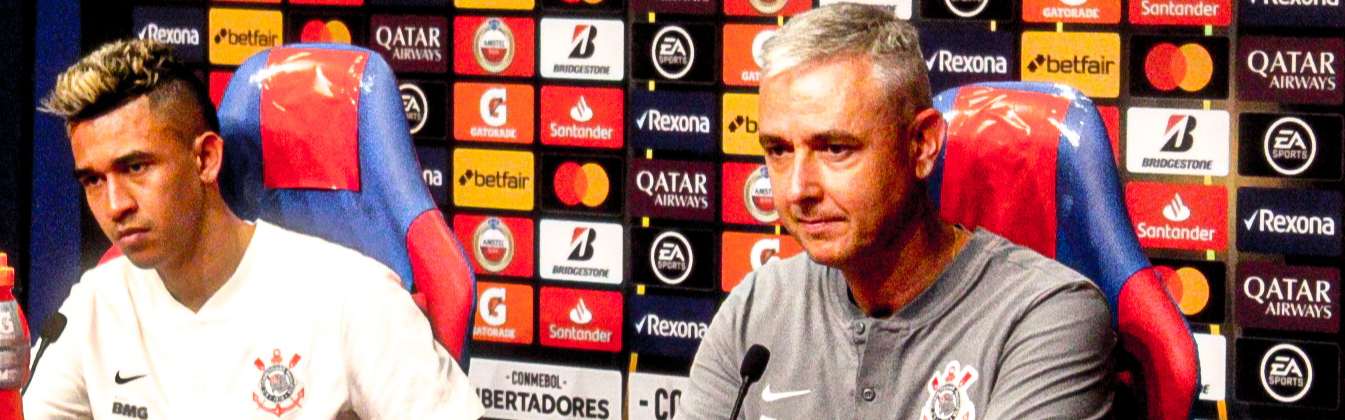 Libertadores: Tiago Nunes elogia Corinthians após derrota: ‘Fizemos um bom jogo’