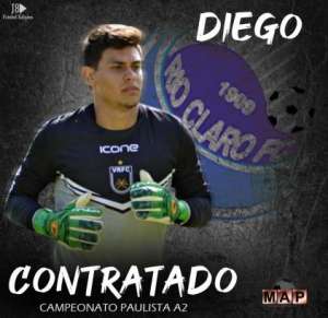 Paulista A2: Goleiro do Volta Redonda chega animado para reforçar o Rio Claro