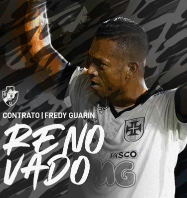 Carioca: Vasco anuncia a renovação de contrato de Fredy Guarín por mais duas temporadas