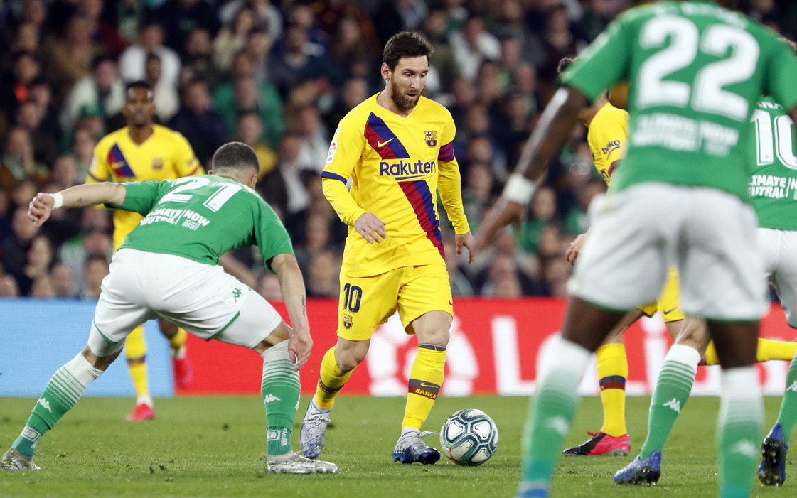 ESPANHOL: Com três assistências de Messi, Barcelona derrota o Betis de virada