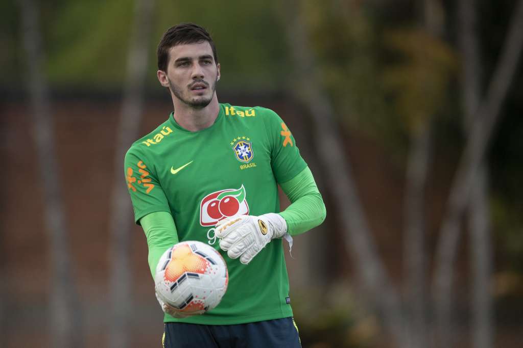 Cleiton foi reserva da seleção sub-23 no Pré-Olímpico (Foto: Lucas Figueiredo/CBF)