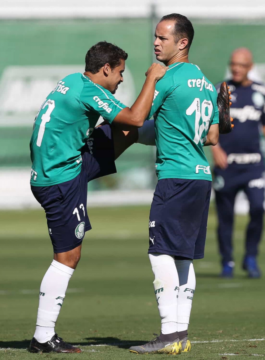 Guerra e Jean treinam separados do elenco e aguardam definição no Palmeiras