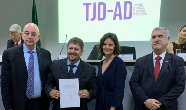 Periquito participou da cerimônia de posse em Brasília