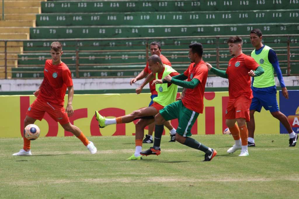 Guarani se prepara para encarar o Novorizontino (Foto: David Oliveira/ Guarani FC)