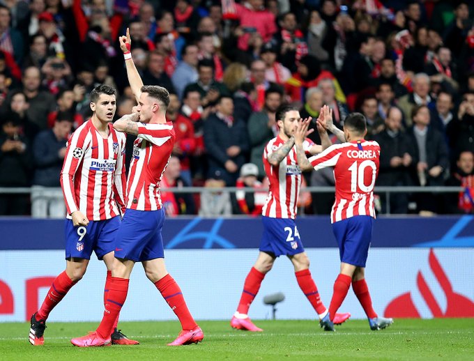 LIGA DOS CAMPEÕES: Atlético de Madrid derrota Liverpool e vai jogar por empate dia 11