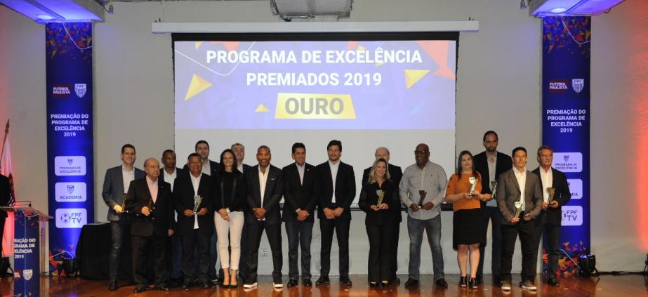 Doze clubes foram laureados na categoria Ouro. Foto: Rodrigo Corsi