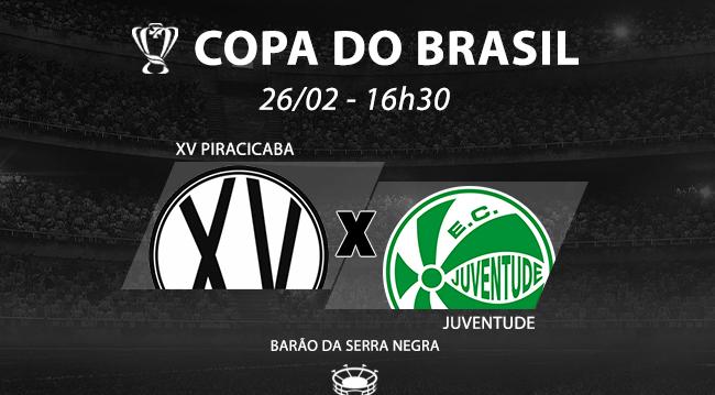 Com preços reduzidos, XV inicia vendas de ingressos para confronto da Copa do Brasil