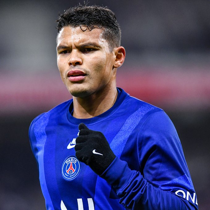 Liga dos Campeões: Thiago Silva desfalca PSG por 3 semanas fica fora contra Dortmund