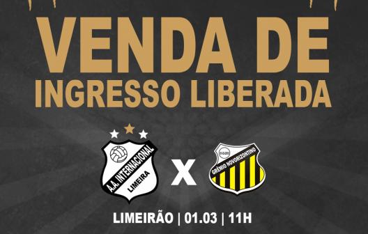 Inter de Limeira faz promoção “compre 1, leve 2” para pegar Novorizontino