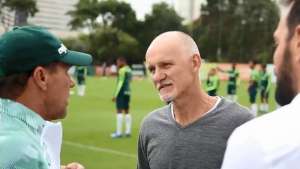Taffarel visita Palmeiras para avaliar a convocação de Weverton para a seleção