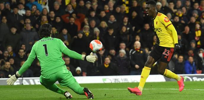 Alisson ainda evitou um placar maior do Watford