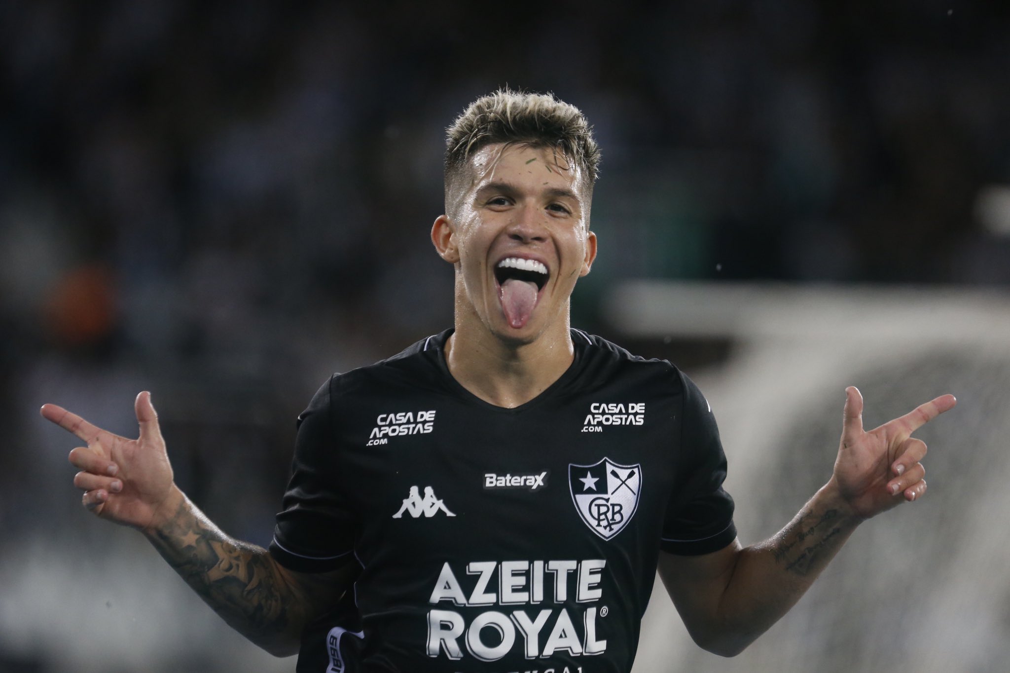 Herói do Botafogo, Bruno Nazário comemora gol e agradece passe de Luis Henrique