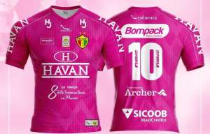 Campeão da Série D jogará todinho de rosa por causa do Dia Internacional da Mulher