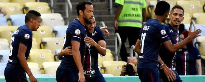 Fluminense comemora a goleada em cima do Resende