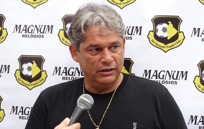 Marcelo Veiga ficou satisfeito com o empate fora de casa (Foto: Gabriel Goto/São Bernardo)