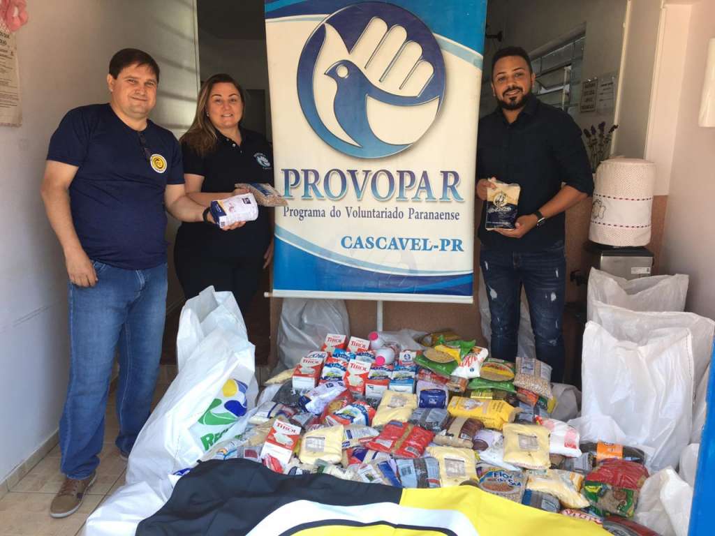 Alimentos serão destinados à instituição Provopar