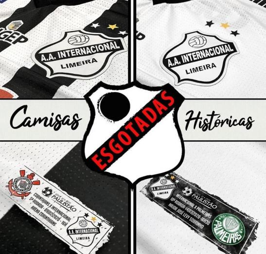 Inter de Limeira esgota camisas comemorativas e arrecada mais de R$ 14 mil