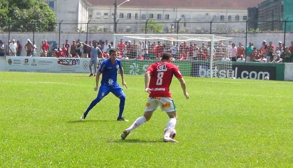 São Caetano bateu a Portuguesa Santista por 3 a 1 (Foto: Victor de Andrade / O Curioso do Futebol) São Caetano bateu a Portuguesa Santista por 3 a 1 (Foto: Victor de Andrade / O Curioso do Futebol)