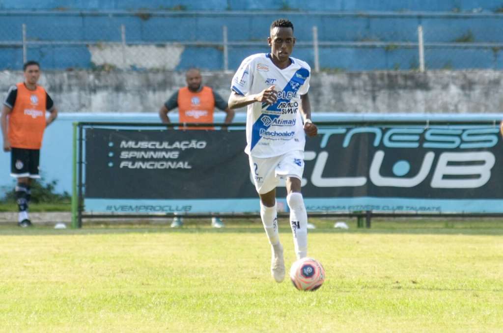 Negueba foi um dos destaques do Taubaté (Foto: Bruno Castilho/Taubaté)