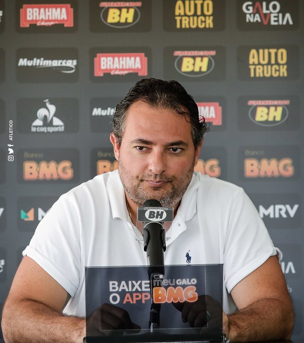 Com êxito em rivais, Mattos assume Atlético-MG tendo Eduardo Maluf como ‘espelho’