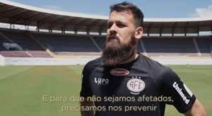 Ferroviária junta times masculino e feminino e lança vídeo contra coronavírus