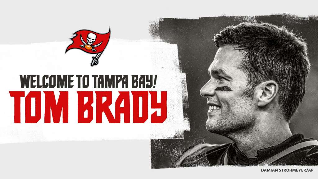  Após saída dos Patriots, Tom Brady oficializa acerto com o Tampa Bay Buccaneers