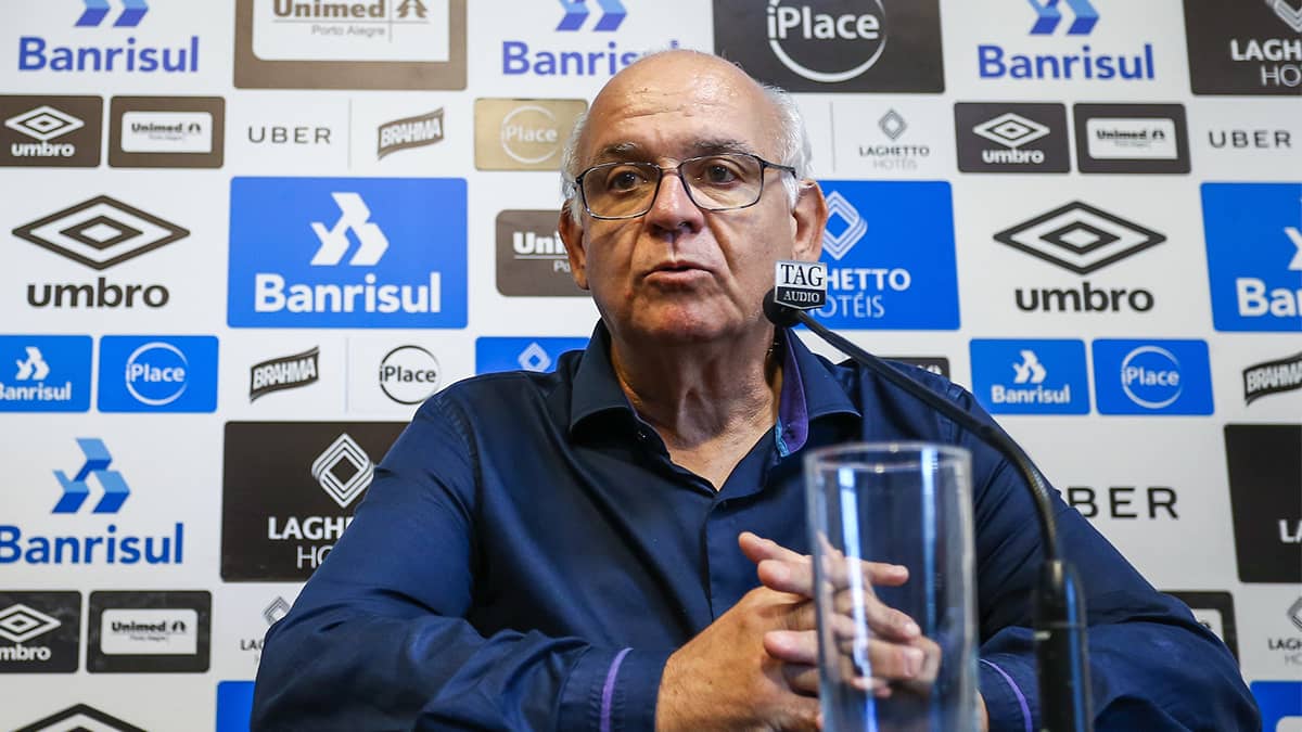 Presidente do Grêmio testa positivo para o novo coronavírus