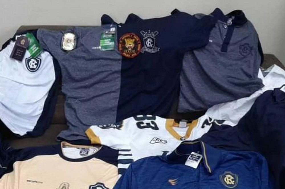 Casal é preso com camisas roubadas da loja oficial do Remo