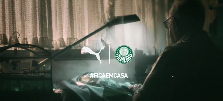 Palmeiras divulga vídeo como incentivo para os torcedores ficarem em casa