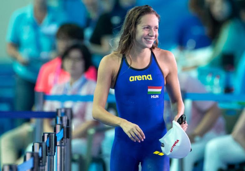 Campeã mundial de natação, húngara revela estar com coronavírus