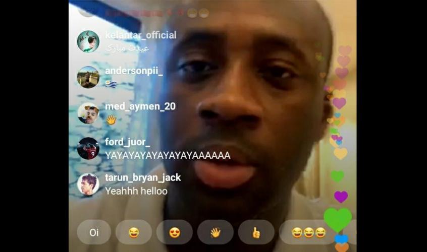 Yaya Touré manda “oi” para o Brasil e deixa aberta negociação com Botafogo