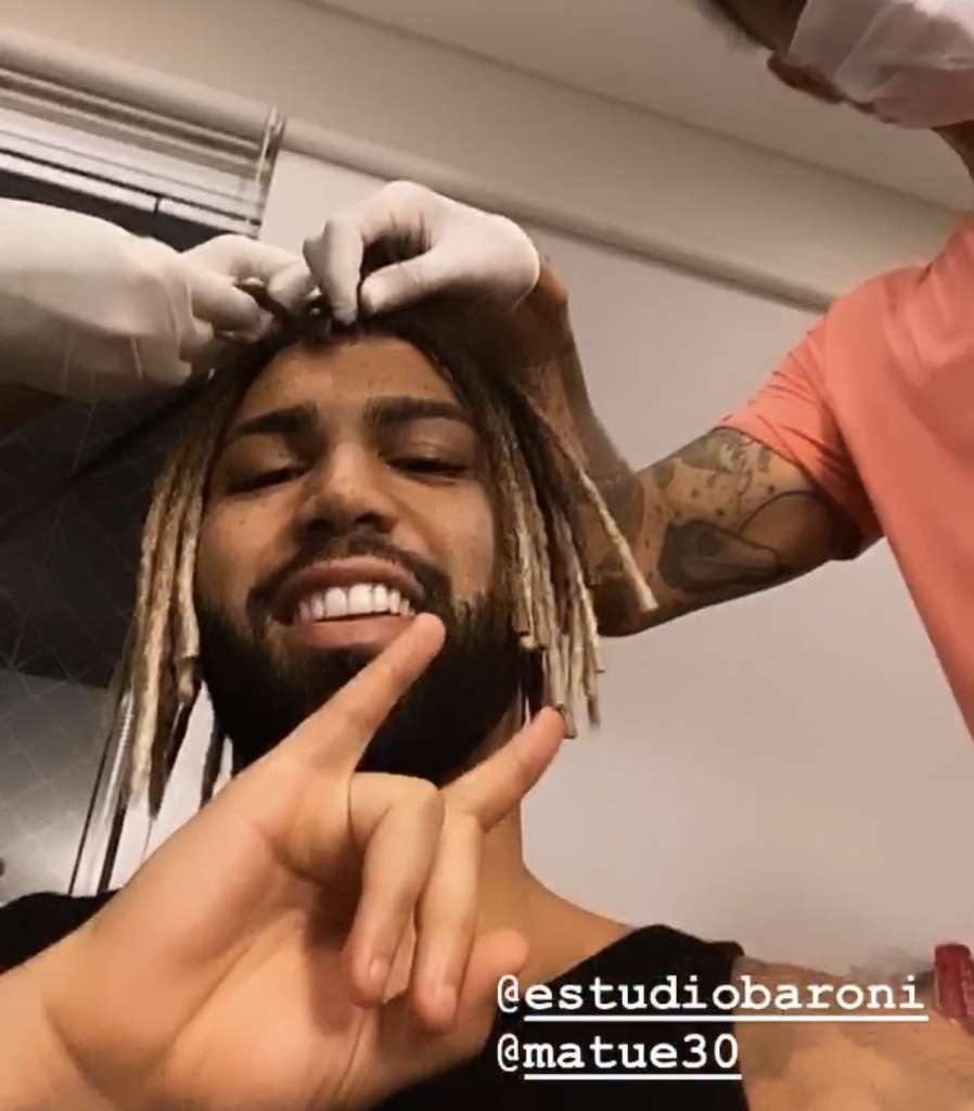 Gabigol readota dreadlock 