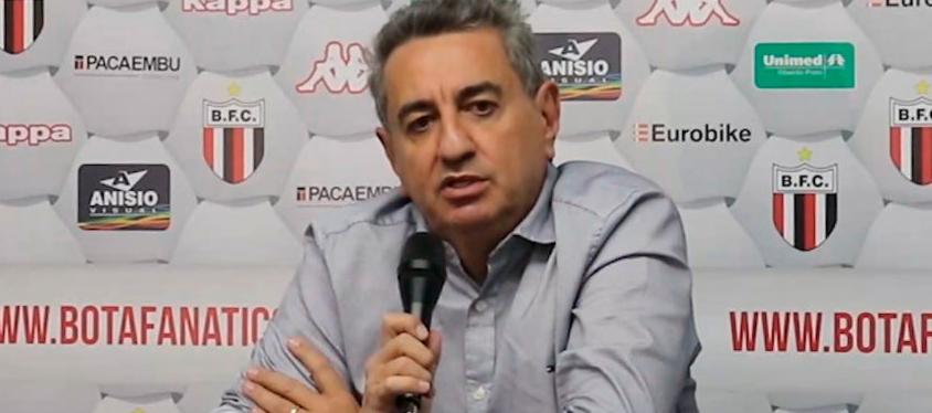 Presidente de clube da Série B está com coronavírus: “Muita falta de ar”