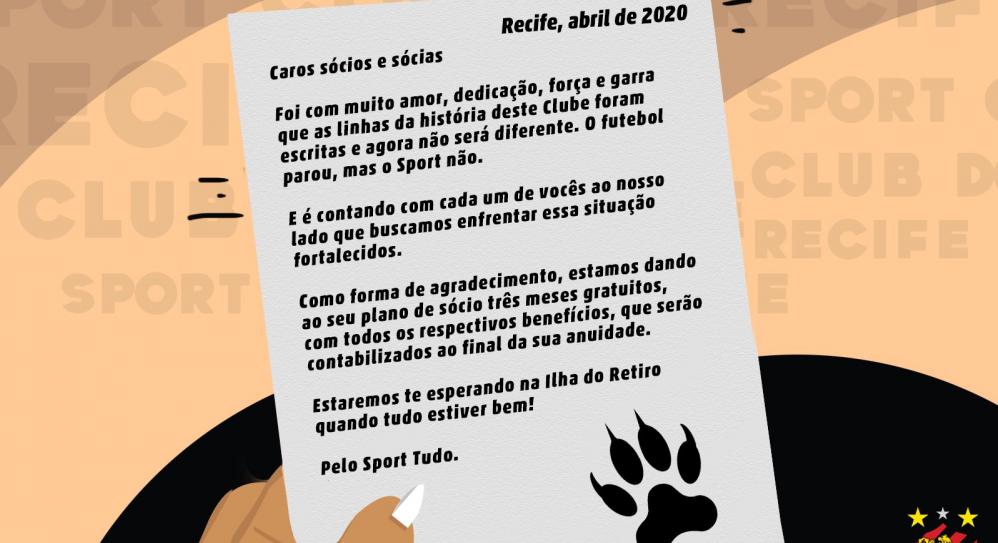 Clube do Brasileirão dará gratuidade de três meses a sócios