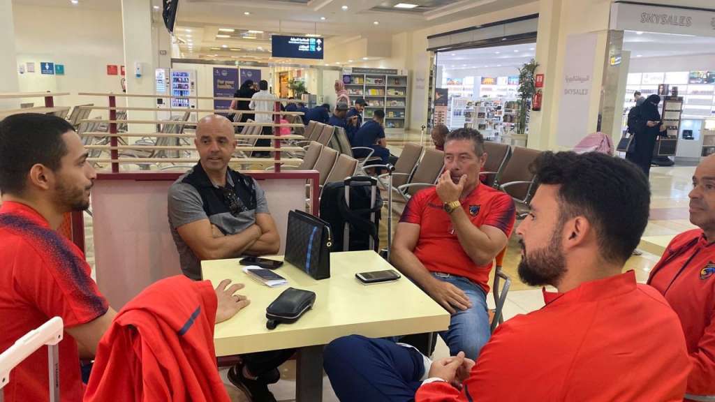 Técnico André Gaspar no exterior