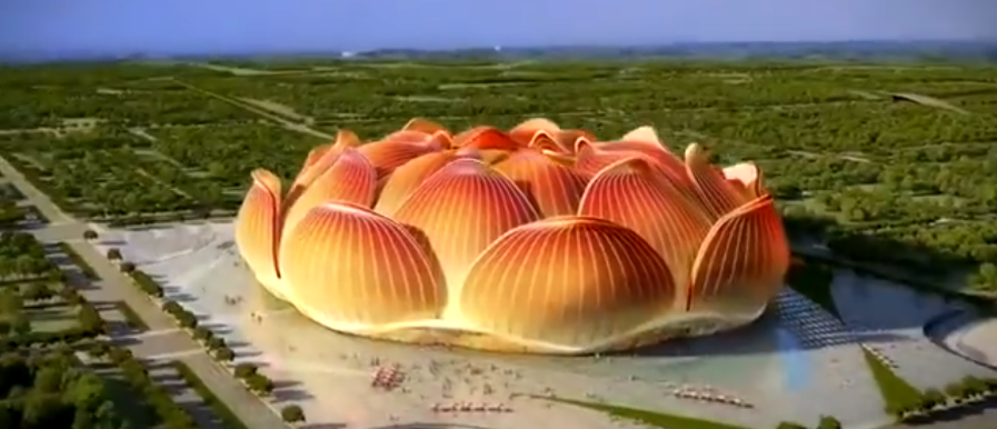 Time de brasileiros na China levantará estádio para 100 mil torcedores